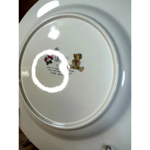 Mikasa Teddy 3 Piece Assortment CC018 Dinner Plate Cereal Bowl and Mug Retired - Picture 8 of 16